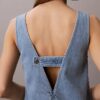 V-Neck Denim Shift Dress V-Neck Denim Shift Dress