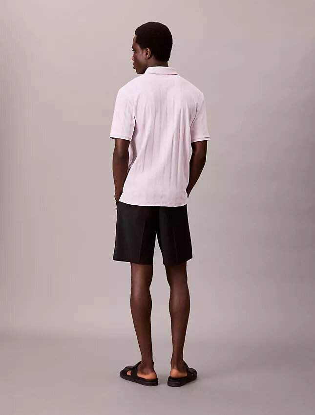 Variegated Rib Classic Polo Shirt Variegated Rib Classic Polo Shirt