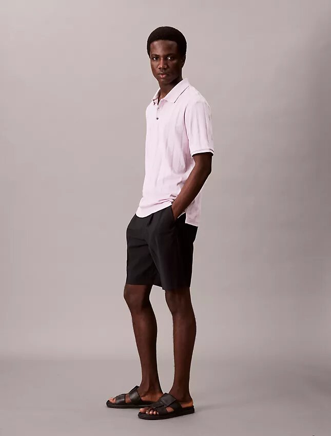 Variegated Rib Classic Polo Shirt Variegated Rib Classic Polo Shirt