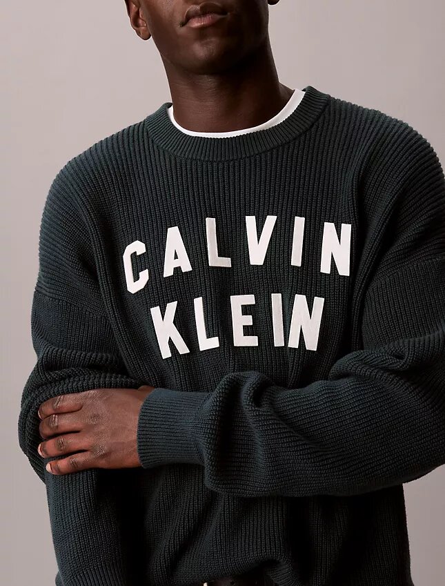 Varsity Logo Graphic Relaxed Sweater Varsity Logo Graphic Relaxed Sweater