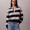 Varsity Stripe Henley Top