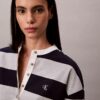 Varsity Stripe Henley Top