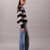 Varsity Stripe Henley Top