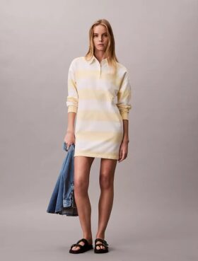 Varsity Stripe Mini Polo Dress Varsity Stripe Mini Polo Dress