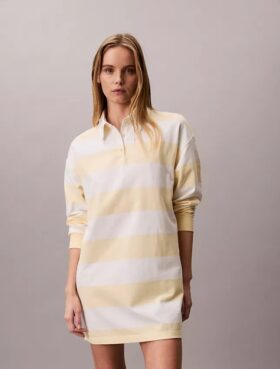 Varsity Stripe Mini Polo Dress Varsity Stripe Mini Polo Dress