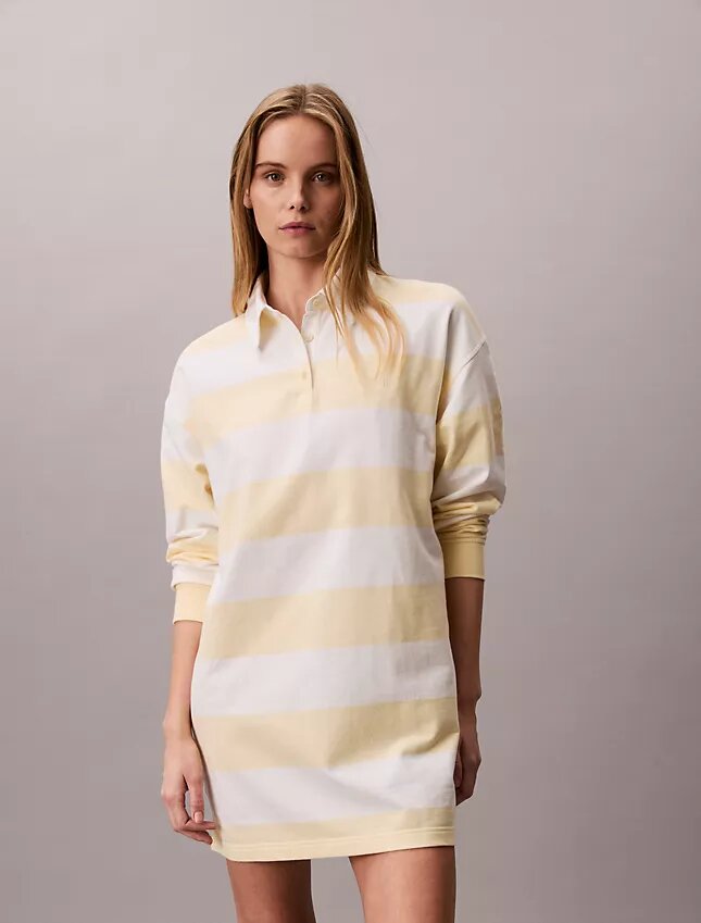 Varsity Stripe Mini Polo Dress Varsity Stripe Mini Polo Dress