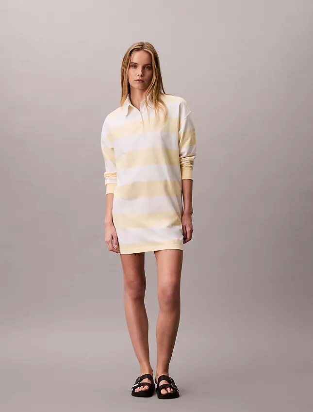Varsity Stripe Mini Polo Dress Varsity Stripe Mini Polo Dress