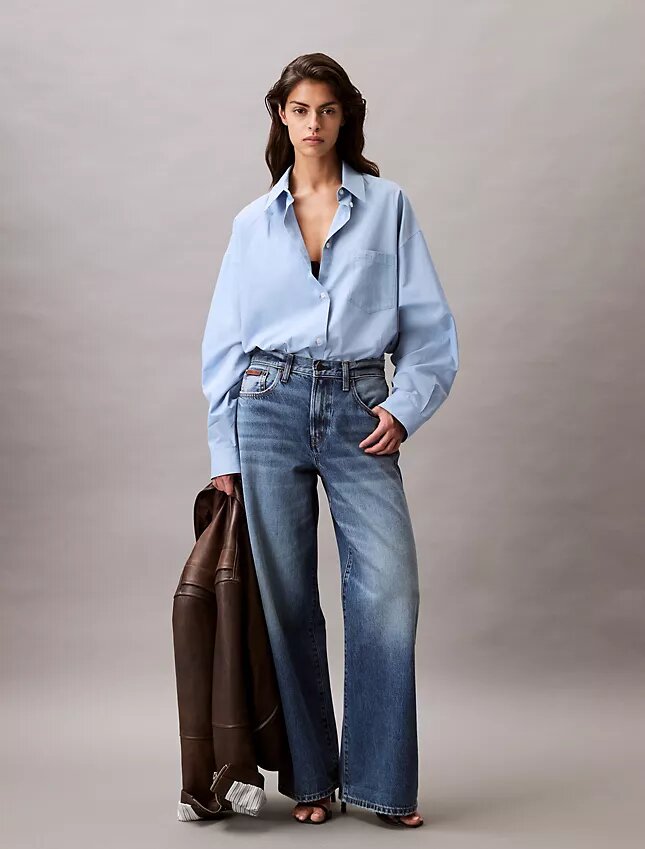 Viscose Blend Relaxed Button-Down Shirt Viscose Blend Relaxed Button-Down Shirt