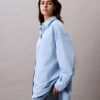 Viscose Blend Relaxed Button-Down Shirt Viscose Blend Relaxed Button-Down Shirt