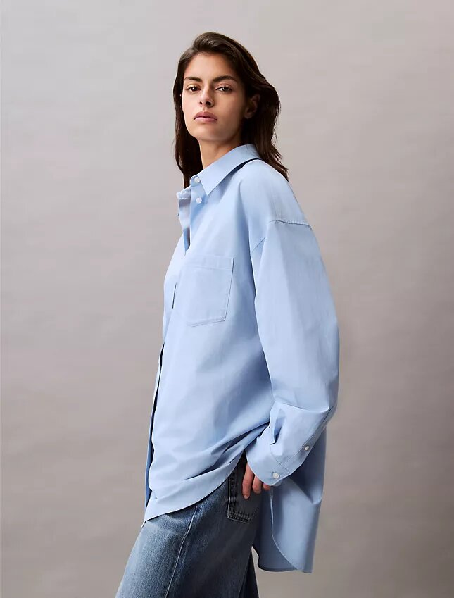 Viscose Blend Relaxed Button-Down Shirt Viscose Blend Relaxed Button-Down Shirt