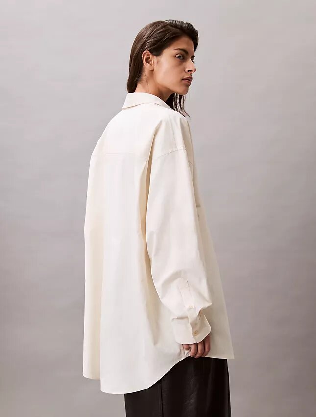 Viscose Blend Relaxed Button-Down Shirt Viscose Blend Relaxed Button-Down Shirt