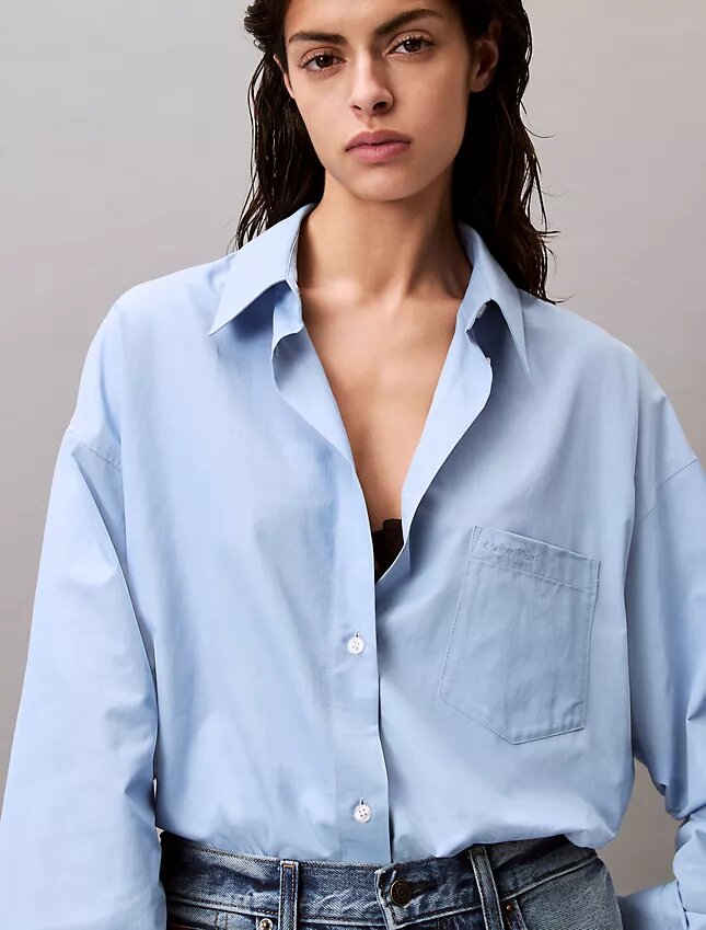 Viscose Blend Relaxed Button-Down Shirt Viscose Blend Relaxed Button-Down Shirt