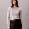 Viscose Blend Rib Mock Neck Sweater Viscose Blend Rib Mock Neck Sweater