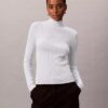 Viscose Blend Rib Mock Neck Sweater Viscose Blend Rib Mock Neck Sweater
