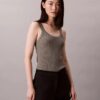 Viscose Blend Rib Tank Top Viscose Blend Rib Tank Top