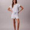 Viscose Cotton Blend Tee and Shorts Set Viscose Cotton Blend Tee and Shorts Set