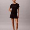 Viscose Cotton Blend Tee and Shorts Set Viscose Cotton Blend Tee and Shorts Set
