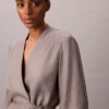 Viscose Jacquard Wrap Blazer Viscose Jacquard Wrap Blazer