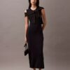 Viscose Rib Maxi Dress