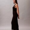Viscose Rib Midi Dress
