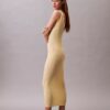 Viscose Rib Midi Dress