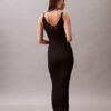 Viscose Rib Midi Dress
