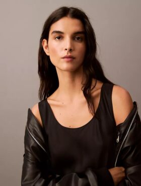 Viscose Satin Tank Top