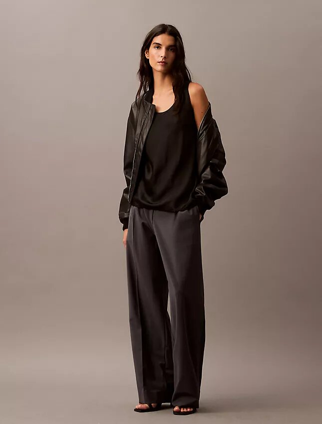 Viscose Satin Tank Top Viscose Satin Tank Top