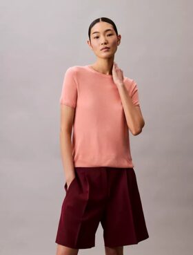 Viscose Short Sleeve Sweater