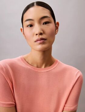 Viscose Short Sleeve Sweater