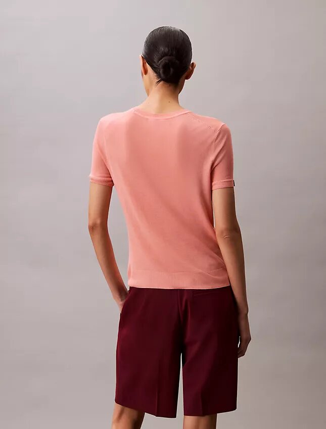 Viscose Short Sleeve Sweater Viscose Short Sleeve Sweater