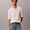 Waffle Cotton Polo Sweater Waffle Cotton Polo Sweater
