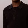 Waffle Cotton Polo Sweater Waffle Cotton Polo Sweater