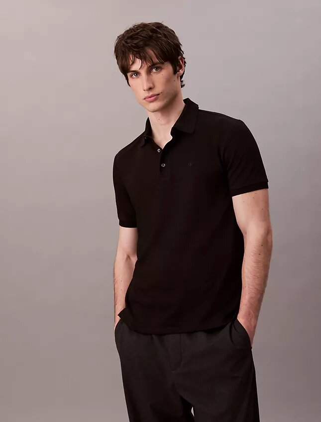 Waffle Knit Classic Polo Shirt Waffle Knit Classic Polo Shirt