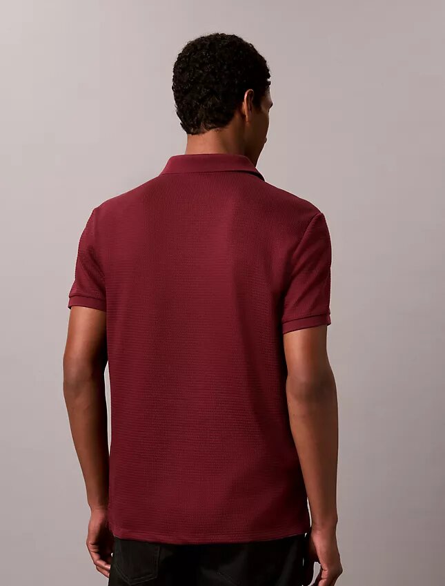 Waffle Knit Classic Polo Shirt Waffle Knit Classic Polo Shirt