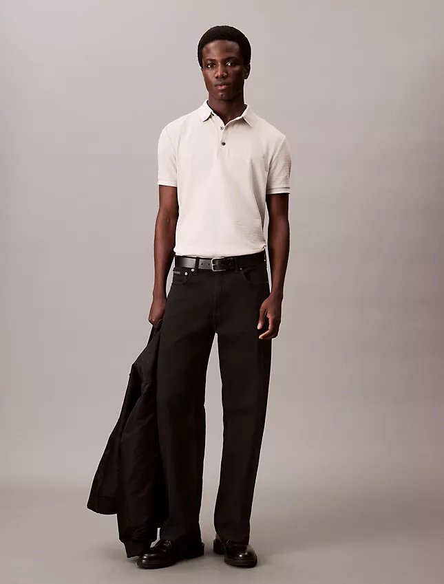 Waffle Knit Classic Polo Shirt Waffle Knit Classic Polo Shirt