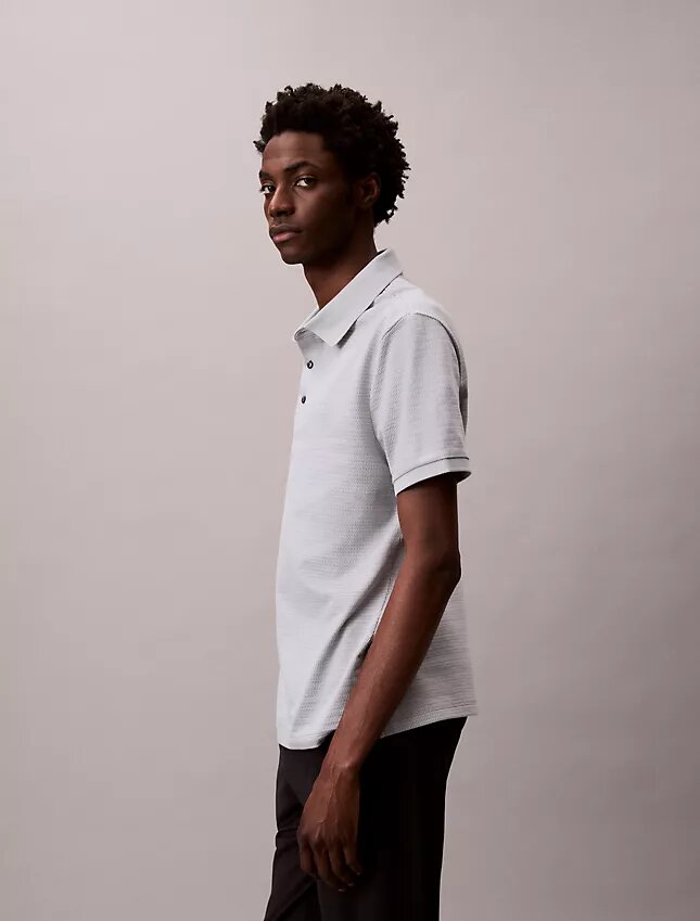 Waffle Knit Classic Polo Shirt Waffle Knit Classic Polo Shirt