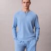 Waffle Knit Henley Sleep Tee Waffle Knit Henley Sleep Tee
