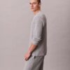 Waffle Knit Henley Sleep Tee Waffle Knit Henley Sleep Tee