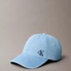 Washed Denim Embroidered Logo Baseball Cap Washed Denim Embroidered Logo Baseball Cap