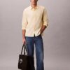 Washed Poplin Relaxed Button-Down Shirt