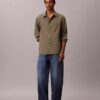 Washed Poplin Relaxed Button-Down Shirt