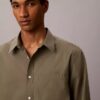Washed Poplin Relaxed Button-Down Shirt