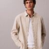 Washed Poplin Stripe Button-Down Shirt