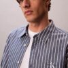 Washed Poplin Stripe Button-Down Shirt Washed Poplin Stripe Button-Down Shirt