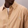 Washed Poplin Stripe Button-Down Shirt