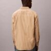 Washed Poplin Stripe Button-Down Shirt