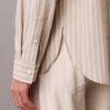 Washed Poplin Stripe Button-Down Shirt
