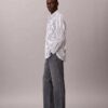 Washed Poplin Stripe Button-Down Shirt