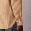 Washed Poplin Stripe Button-Down Shirt